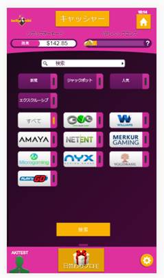 ラッキーニッキー検索機能