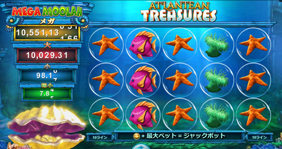 Atlantean Treasures Mega Moolah