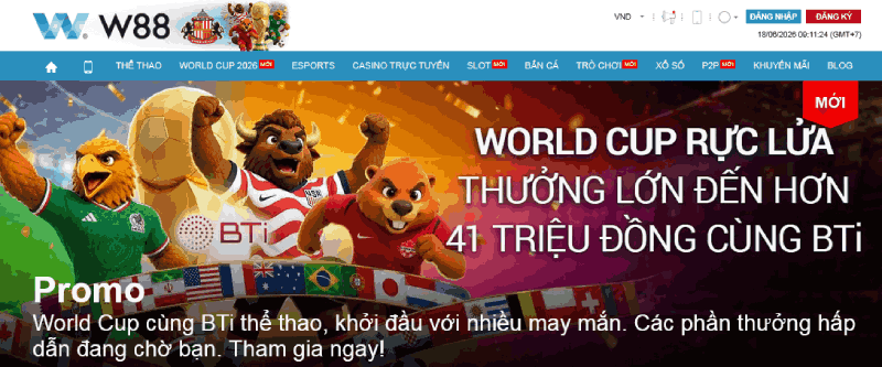 nhà cái casino W88